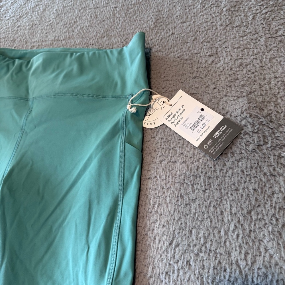 VUORI Stride Legging BASIL Green Size Medium Women's Performance Legging VW429 - Picture 4 of 13